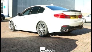 BMW G30 540i Remus Sound  LOUD  Motech Performance [upl. by Acinnej]