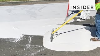 Why LA Streets Are Being Painted White [upl. by Iddet]