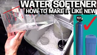 Water Softener Cleaning amp Restore it Like New  Dont skip this EASY maintenance [upl. by Ylhsa]