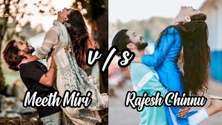 Meeth Miri vs Rajesh Chinnu  Couple Goals  Shorts [upl. by Blanch410]