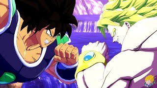 Dragon Ball FighterZ  Broly DBS Vs Broly DBZ [upl. by Adnouqal]