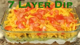 7 Layer Dip  Delicious Mexican Appetizer by Rockin Robin [upl. by Ailelc]