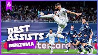 KARIM BENZEMAS BEST REAL MADRID ASSISTS [upl. by Mikel]