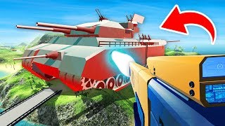 WORLDS BIGGEST TANK vs POWERFUL RAIL GUN IN RAVENFIELD Ravenfield Funny Gameplay [upl. by Faro]