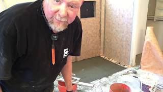 How to Build Curbless Shower on Concrete Slab [upl. by Dahl]