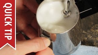 How to AutoFroth Milk for Lattes [upl. by Ardried]