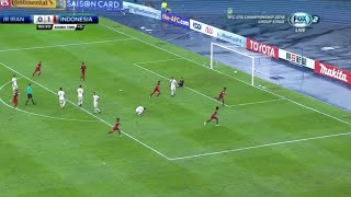 Indonesia vs Iran U16 20 Full Highlights English Commentary  AFC Cup U16 2018 Grup C [upl. by Ellenahs]