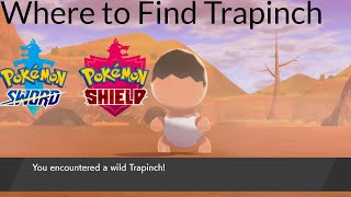 Pokemon Sword and Shield  Where to Find Trapinch [upl. by Ahseikan]