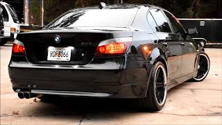 Bmw E60 550i with RPI Exhaust  Deep V8 sound [upl. by Bitthia]