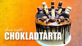 Crazy chokladtårta  För den som ÄLSKAR choklad [upl. by Nylanna414]