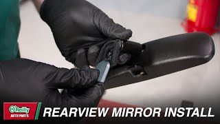 How To Replace Your Vehicles Rearview Mirror [upl. by Anihpled]