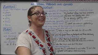 Adverbial Phrases and Clauses [upl. by Akitan244]