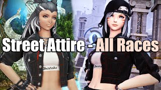 NEW Street Attire Set  All Races amp Genders  Showcase in 4kUHD [upl. by Akeimat]