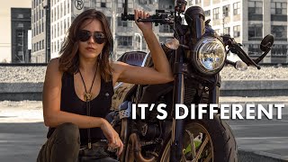 Being a Female Motorcyclist — Harassment height amp other differences [upl. by Eceinej]