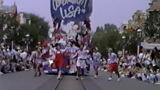 Celebration USA Parade at Disneyland 1991 [upl. by Cullin]