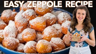 The Easiest Italian DONUTS Yess  Zeppole Recipe [upl. by Deste]