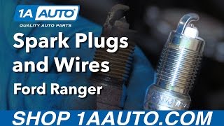 How to Replace Spark Plugs and Wires 9812 Ford Ranger 40L V6 [upl. by Emmi]