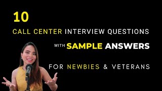 Call Center Interview Questions and Answers for Beginners [upl. by Blair423]