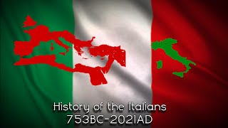 History of the Italians  Every year 760 BC  2021 [upl. by Yrocej255]