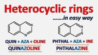 Heterocyclic rings in easy way  PART2 [upl. by Jules292]