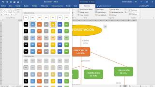 CÓMO HACER UN MAPA CONCEPTUAL EN WORD [upl. by Husha352]