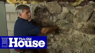 How to Repoint a Stone Foundation  This Old House [upl. by Ambrosi]