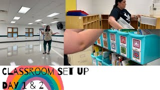 2021 SPECIAL ED PRESCHOOL CLASSROOM SET UP DAY 1 amp 2 [upl. by Enaillil]