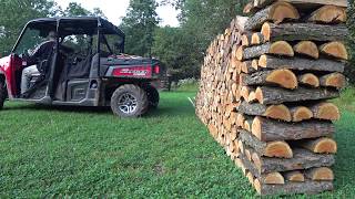 67 How To Stack Firewood Like A BOSS [upl. by Lyrpa313]