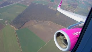 ROARING TAKEOFF Wizzair A321 Onboard Takeoff from Bucharest Otopeni Airport Full HD [upl. by Nosnev]