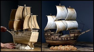 ❣DIY Pirate Ship Using Cardboard❣ [upl. by Anthea]