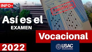 😱ASÍ es el VOCACIONAL USAC  TIPS  ADMISIONES USAC 2022 [upl. by Okin]