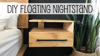 DIY Floating Nightstands [upl. by Yerkovich831]