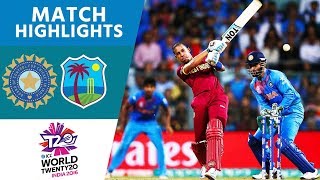 Simmons amp Russell Upset Hosts  India vs West Indies  ICC Mens WT20 SemiFinal 2016  Highlights [upl. by Annehs]