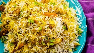 Biryani Recipe  Restaurant Style Hyderabadi Veg Dum Biriyani Recipe [upl. by Nylodnewg167]