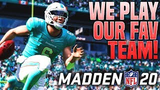 WE PLAY OUR FAVORITE TEAM CAN WE MAKE THE COMEBACK Madden 20 Face Of the Franchise [upl. by Latyrc]