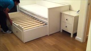 IKEA Hemnes Daybed Trundle Guest Bed Stolmen Storage Design  Before amp After [upl. by Lambart865]