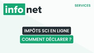 Comment déclarer des impôts SCI en ligne  définition aide lexique tuto explication [upl. by Kaslik]