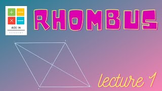 What is a Rhombus [upl. by Lammond]