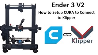 How to Connect CURA to Klipper via Moonraker [upl. by Relyk]