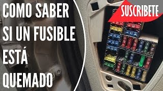 COMO CHECAR FUSIBLES DEL AUTO [upl. by Tessil318]