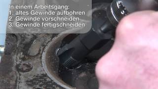 VCOIL  Reparatur von Zündkerzengewinden [upl. by Ainessey468]