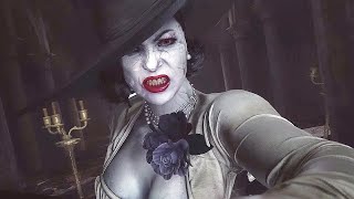 Resident Evil 8 Village  Lady Dimitrescu Transformation amp Boss Fight [upl. by Eenhpad]