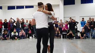 Isabelle amp Felicien  Fusion Kizomba Roma 2018 [upl. by Nogam]