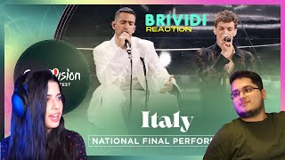 Mahmood amp BLANCO  Brividi REACTION Italy Eurovision 2022  Siblings React [upl. by Gahan]