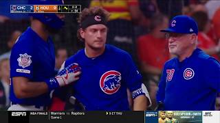 Albert Almora Jr in Tears after striking Little Girl with 100 MPH Foul Ball [upl. by Ardme]