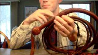 Bullwhip Cracking How to make your Bullwhip LOUD [upl. by Yellat]