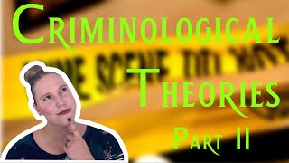 Criminological Theories with Examples from Movies PART 2 [upl. by Norrehc]