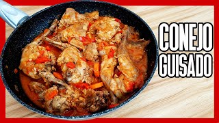 😋 Receta de CONEJO GUISADO ► Cómo Hacer CONEJO en SALSA Fácil [upl. by Haily]