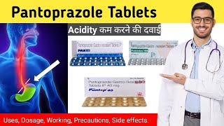 Pantoprazole 40 mg hindi  Pantoprazole tablet uses in hindi  Pan 40 tablet [upl. by Zelde347]