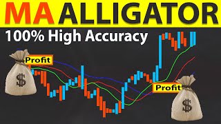 🔴 100 High Accuracy FRACTALS amp ALLIGATOR Trading Strategy  BEST Multiple Moving Average Indicator [upl. by Walley]